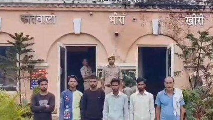 लखीमपुर खीरी: पुलिस ने शांतिभंग कर रहे 6 अभियुक्तों को अलग-अलग जगह से किया गिरफ्तार
