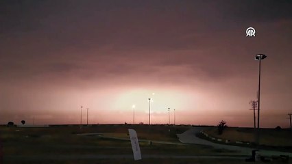 Uşak 'ta Fırtına ve Sağanak Etkili Oldu