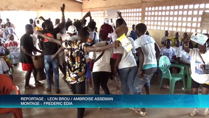 Mesmin Komoé, Etienne Hamian et Tiémoko Koffi en campagne à Bongouanou pour les municipales 2023