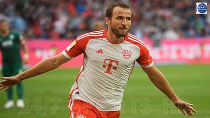 Harry Kane scores TWICE on his home league debut for Bayern Munich... as the England captain continues his perfect start to life in the Bundesliga
