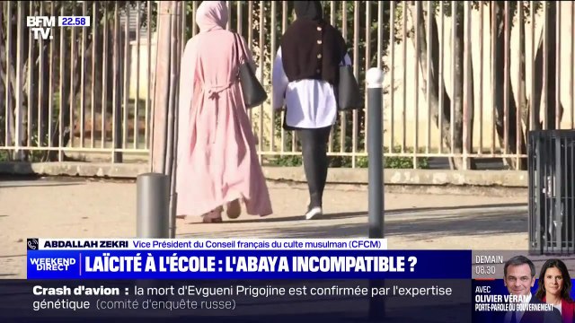 Interdiction de l'abaya dans les écoles: L'abaya n'est pas une tenue religieuse, c'est une forme de mode , réagit Abdallah Zekri, vice-président du CFCM