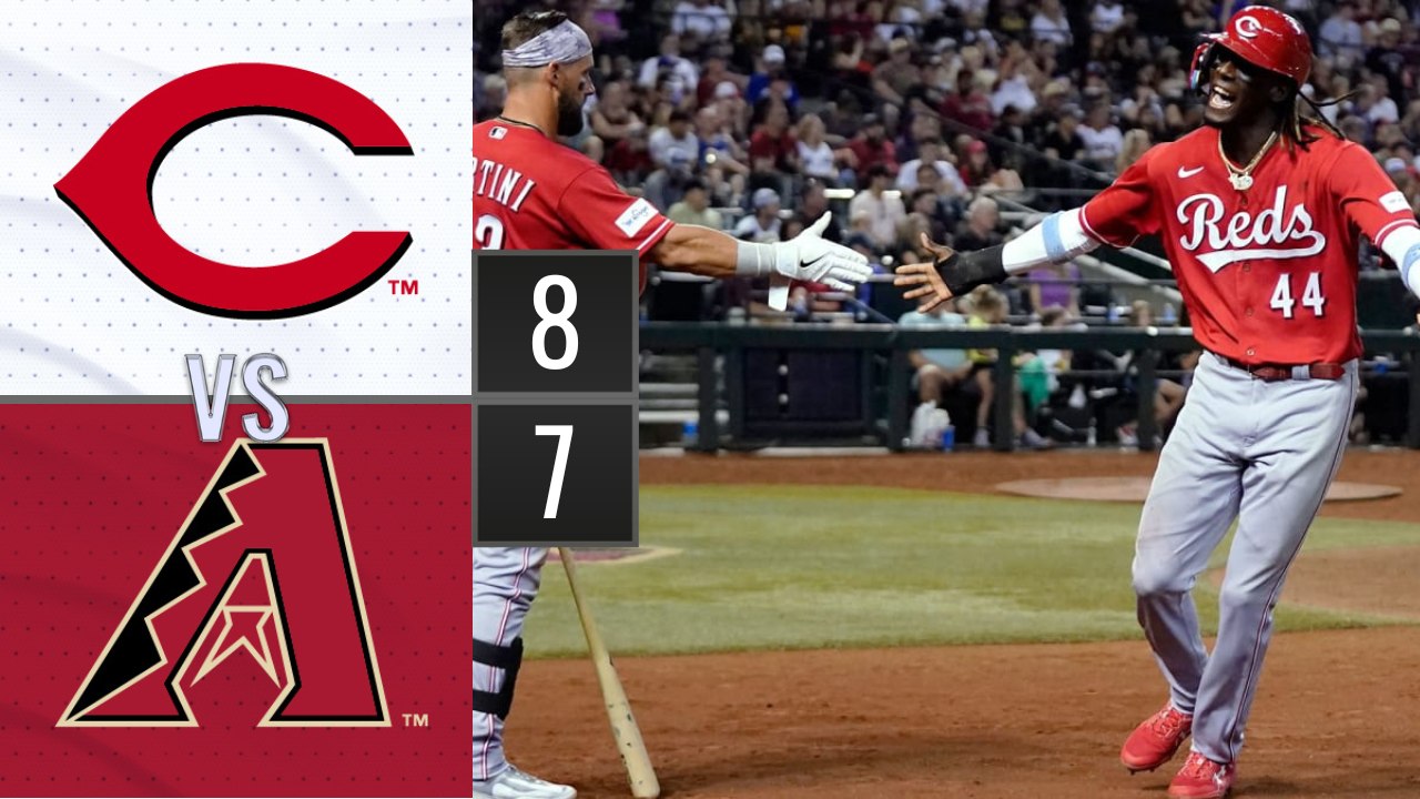 Resumen Rojos de Cincinnati vs Cascabeles de Arizona | MLB 26-08-2023
