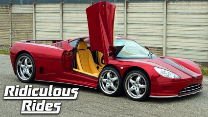 Six-Wheeled Supercar Worth $640,000|RIDICULOUS RIDES