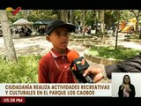 Caracas | Familias disfrutan del sano esparcimiento y recreación en el parque Los Caobos