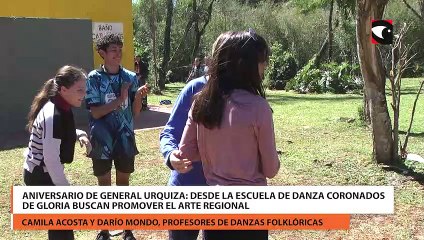 Aniversario de General Urquiza desde la Escuela de Danza Coronados de Gloria buscan promover el arte regional