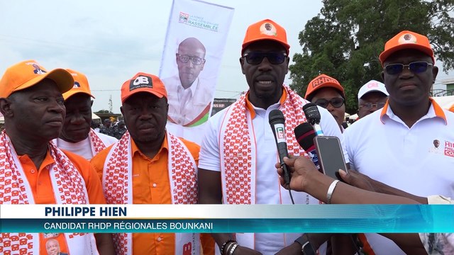 Philippe Hien et Patrick Hien en campagne pour les élections régionales 2023 dans le Bounkani