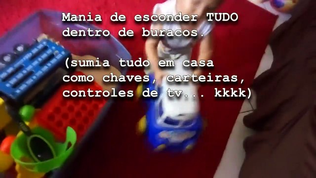 Como crianças ajudam a SUMIR TUDO DENTRO DE CASA. Joaão esconde tudo dentro de buracos. Não pode ver um cantinho