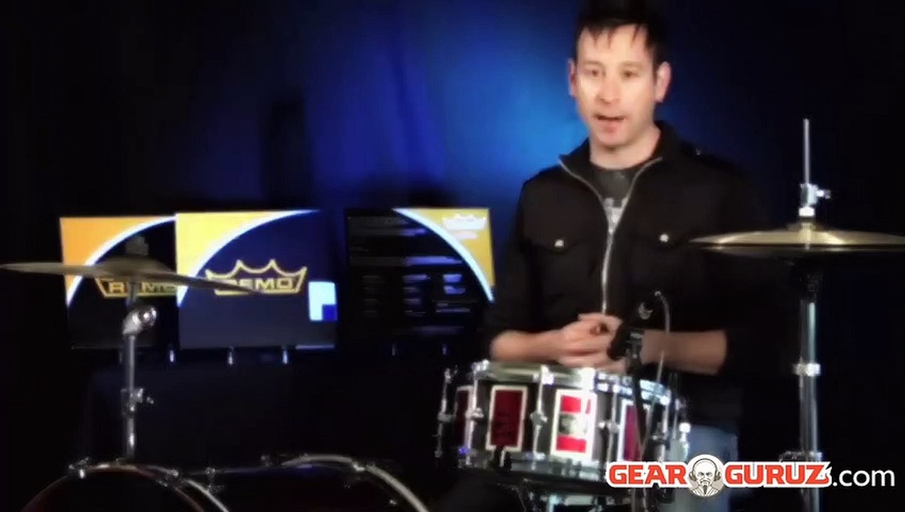 Remo Batter Snare Drum Head: Head to Head Comparison with Coated Ambassador, Coated Powerstroke 2 Top Dot, and Coated Controlled Sound Black Reverse Dot