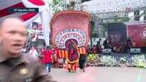 Menko PMK Muhadjir Effendy Sambut Pawai Budaya Reog Ponorogo