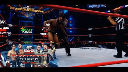 Jurassic Champion TNT Champion Luchasaurus in action AEW Rampage