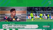 Gabriel Menino fala sobre vitória sobre o Vasco pelo Campeonato Brasileiro