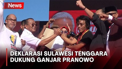 Ajak Dukung Ganjar Pranowo sebagai Capres, Adian Napitupulu Disambut Antusias Warga Kendari