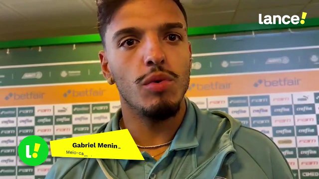 'Vamos continuar secando eles' diz o meia do Palmeiras, Gabriel menino sobre a distancia que ha do Botafogo