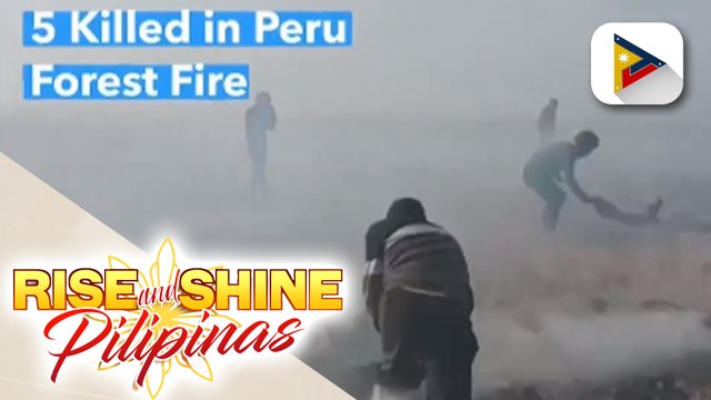 5, patay sa forest fire sa Peruvian Andes