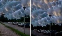 Vídeo: Nubes de forma curiosa causan preocupación en China