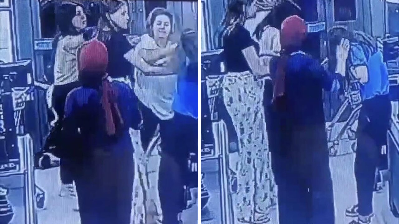 Markette 'kapanış saati' nedeniyle çıkan tartışmada müşteri, kasiyere yumruk attı