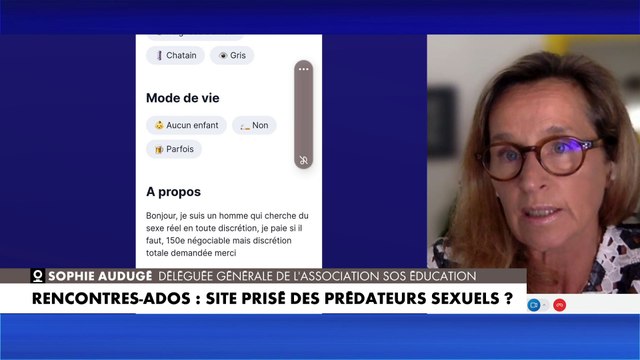 Sophie Audugé : «Il convient, pour les parents qui sont informés, d'interdire leurs enfants d'y aller parce que c'est le meilleur moyen de les protéger»