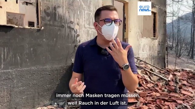 Feuer in Griechenland: Asche regnet auf Badegäste in Italien