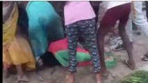हरदोई: मामूली विवाद में महिला को गिराकर पीटा,पिटाई का लाइव वीडियो वायरल