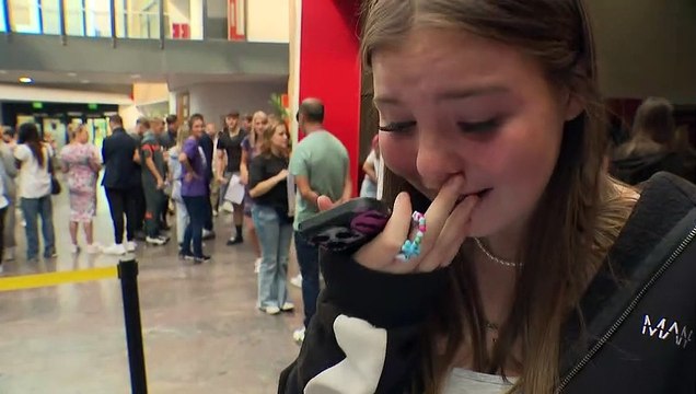 Students in Solihull react to GCSE grades on results day