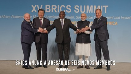 Brics anuncia adesão de seis novos membros