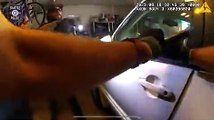 Ladrão bebe gasolina após ser apanhado pela polícia dentro de garagem