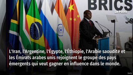 Six nouveaux pays vont intégrer les Brics, dès janvier