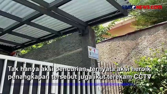 Aksi Heroik Warga Bekasi Terekam Kamera CCTV saat Tangkap Pencuri di Rumah Kosong