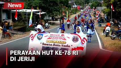 Meriahkan HUT Ke-78 RI, 25 Tim Ikut Pawai Barisan dan Karnaval di Desa Jeriji