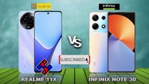 Realme 11x  vs Infinix Note 30