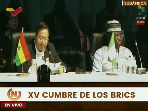 Pdte. de Bolivia Luis Arce: Somos pueblos heroicos que luchamos nuestra independencia política