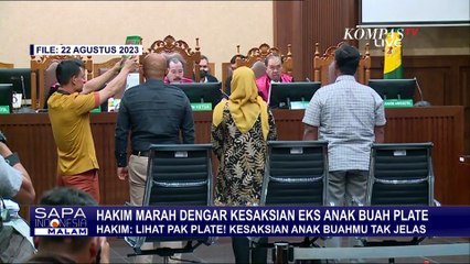 Hakim Marah Dengar Kesaksian Mantan Anak Buah Plate: Layak Dijadikan Tersangka!