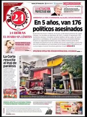 24 Horas En Gobierno de López Obrador, 176 políticos asesinados