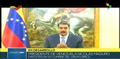 Presidente Nicolás Maduro propone fortalecer alianza comunicacional de TV BRICS y teleSUR