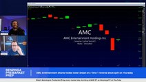 AMC Entertainment shares are trading lower after a 10-to-1 reverse stock split