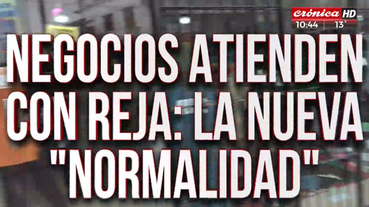 La nueva normalidad tras los saqueos: atienden tras las rejas