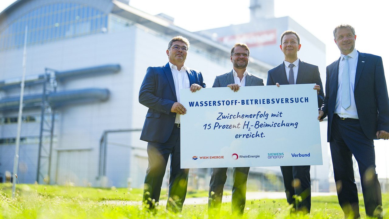 Wasserstoff in Gasturbine: Wiener Versuch erzielt 15 Prozent Beimischung