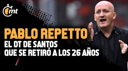 Pablo Repetto, el DT de Santos que se retiró a los 26 años porque ‘no era un gran jugador’