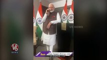 PM Modi Phone Call To ISRO Chairman Somnath After Chandrayaan Landing Successful _  V6 News (3)