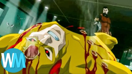TOP 10 des MORTS satisfaisantes dans les œuvres animées de DC !