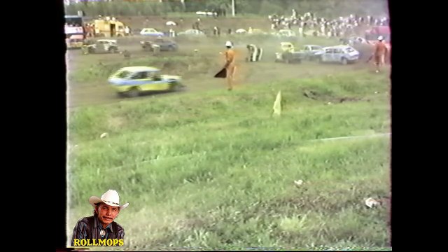 ROLLMOPS EN COURSE DU STOCK-CAR A ILLZACH 18 19 MAI 1985 ROLLMOPS AVEC SA CITROËN DS No 46