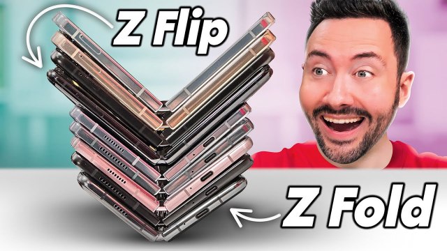 Tous les smartphones pliables de Samsung depuis 4 ans ! (Galaxy Z Fold - Z Flip)