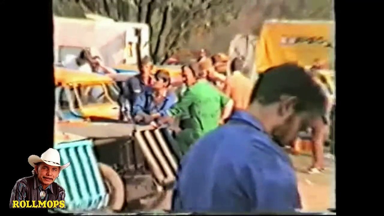 ROLLMOPS EN COURSE DE STOCK-CAR A NEUENBURG EN ALLEMAGNE DU 22 SEPTEMBRE 1985  ROLLMOPS