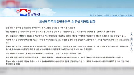 北, 후쿠시마 오염수 방류에 "반인륜적 행위" / YTN
