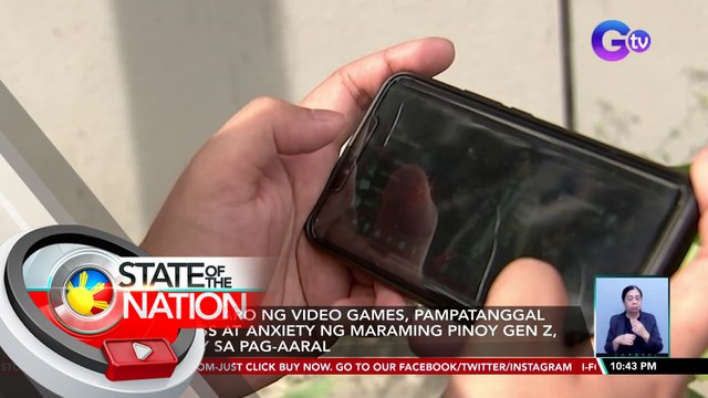 Paglalaro ng video games, pampatanggal stress at anxiety ng maraming Pinoy Gen Z, batay sa pag-aaral | SONA