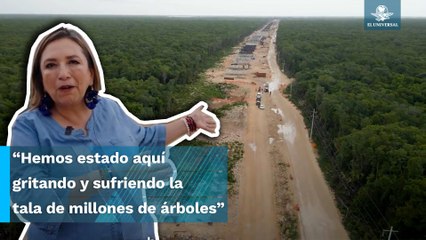 El Tren Maya es la "contradicción del bienestar social", dicen activistas a Xóchitl Gálvez