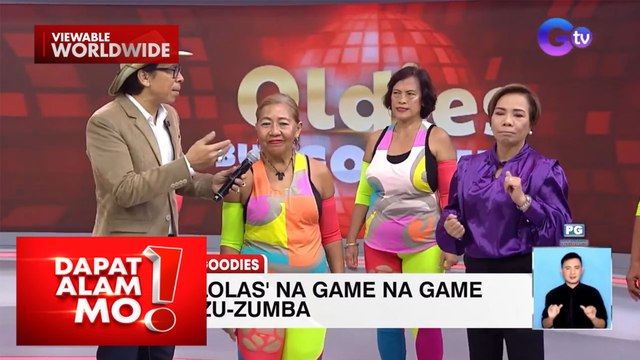 ‘Oldies but goodies’ sa pagzu-zumba, humataw sa “Dapat Alam mo!” | Dapat Alam Mo!
