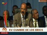 Pdte. de Eritrea, Isaías Afewerki: Estamos luchando por un orden global más justo