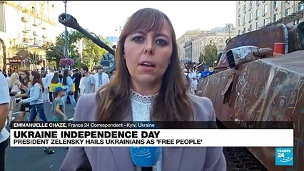 Ukraine marks Independence Day as it remembers the fallen
