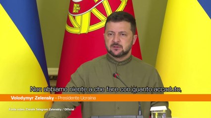 Zelensky "Prigozhin? Noi non c'entriamo, tutti sanno chi è stato"